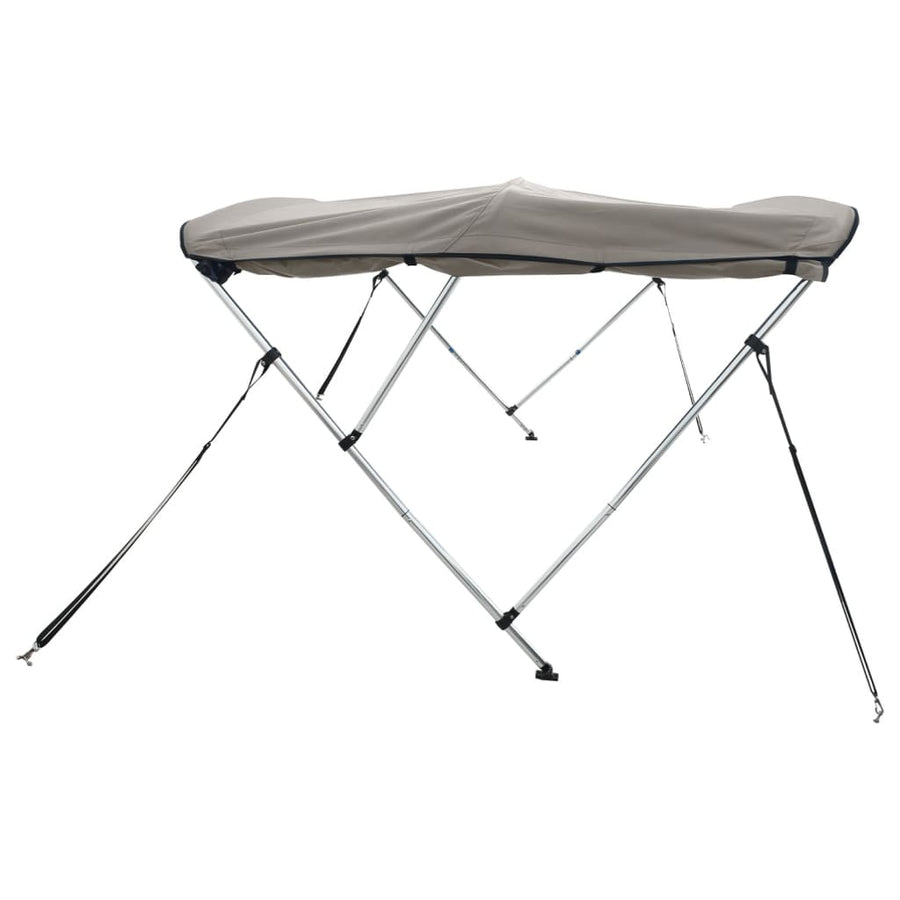 Biminitop 3 Bogen Met Zijwanden 1 183 x (137-152) x 137 cm antracietgrijs