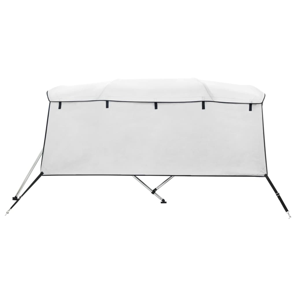 Biminitop 4 Bogen Met Zijwanden 1 243 x (170-182) x 137 cm Wit