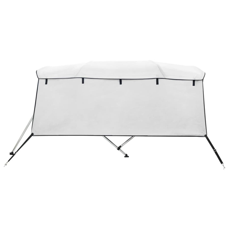 Biminitop 4 Bogen Met Zijwanden 1 243 x (170-182) x 137 cm Wit