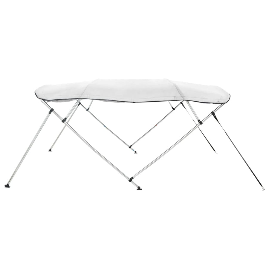 Biminitop 4 Bogen Met Zijwanden 1 243 x (170-182) x 137 cm Wit