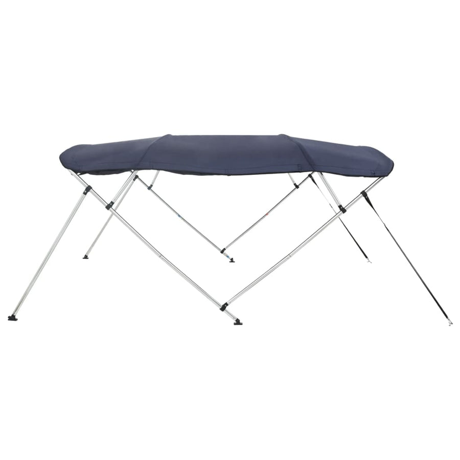 Biminitop 4 Bogen Met Zijwanden 1 243 x (230-244) x 137 cm Blauw