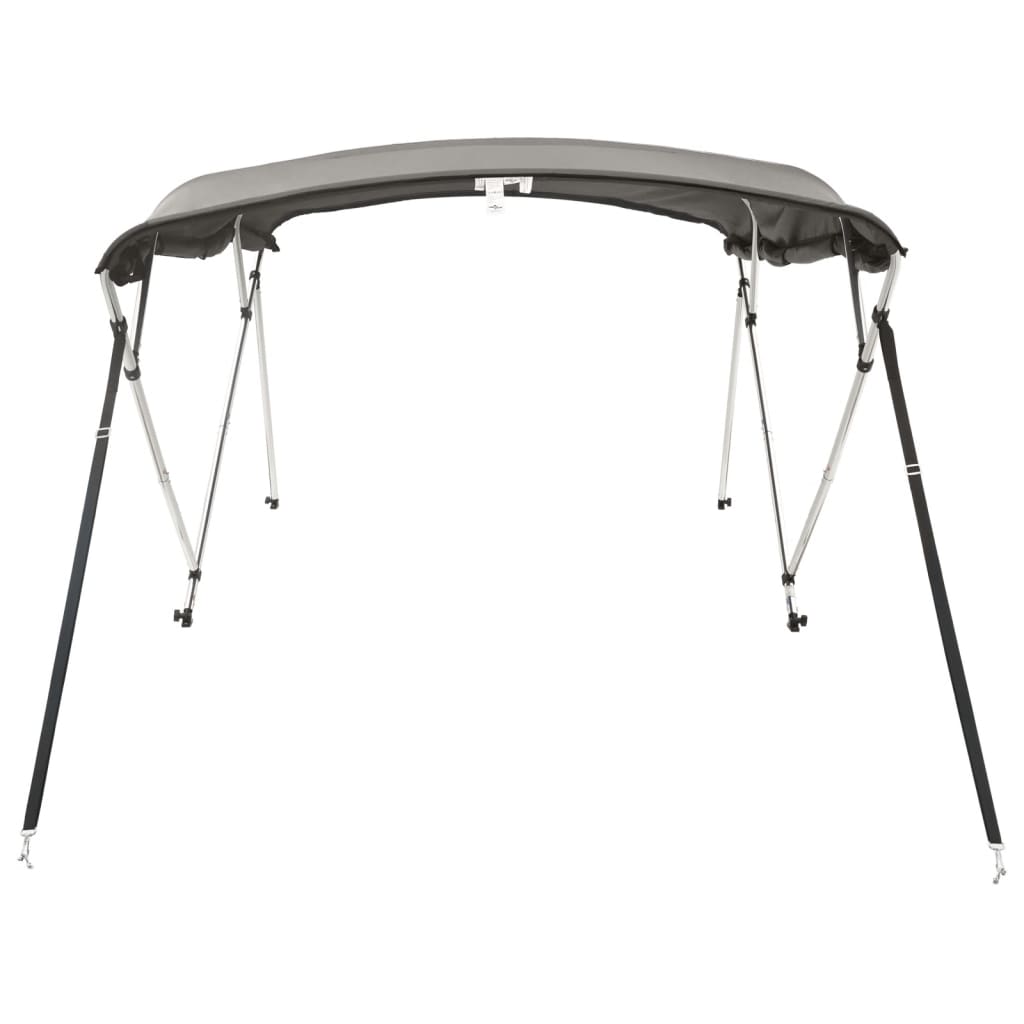 Biminitop 4 Bogen Met Zijwanden 1 243 x (185-198) x 137 cm antracietgrijs