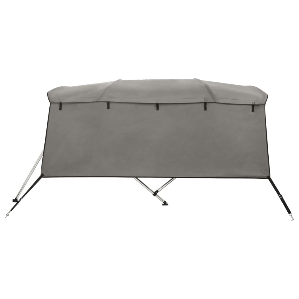 Biminitop 4 Bogen Met Zijwanden 1 243 x (185-198) x 137 cm antracietgrijs