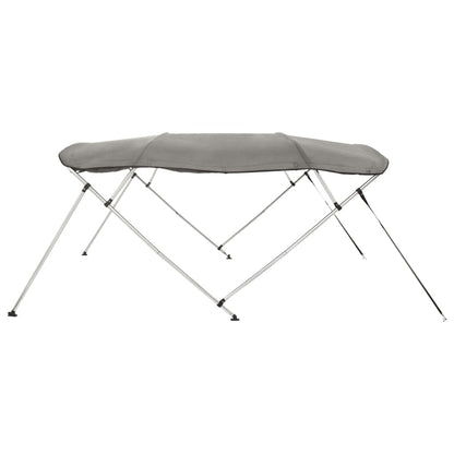 Biminitop 4 Bogen Met Zijwanden 1 243 x (185-198) x 137 cm antracietgrijs