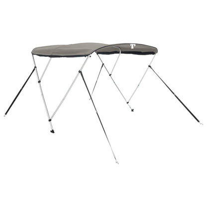 Biminitop 3 Bogen Zijwanden Antraciet En Zwart 183 x (154-167) x 137 cm