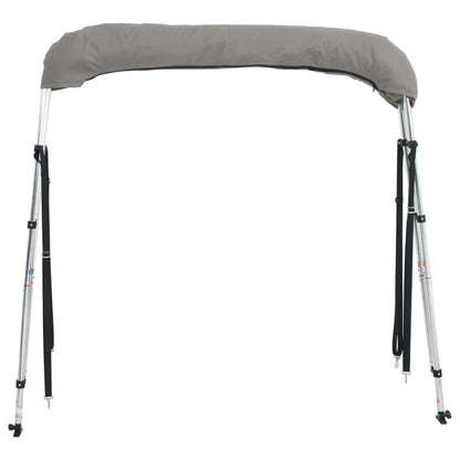 Biminitop 3 Bogen Zijwanden Antraciet En Zwart 183 x (154-167) x 137 cm