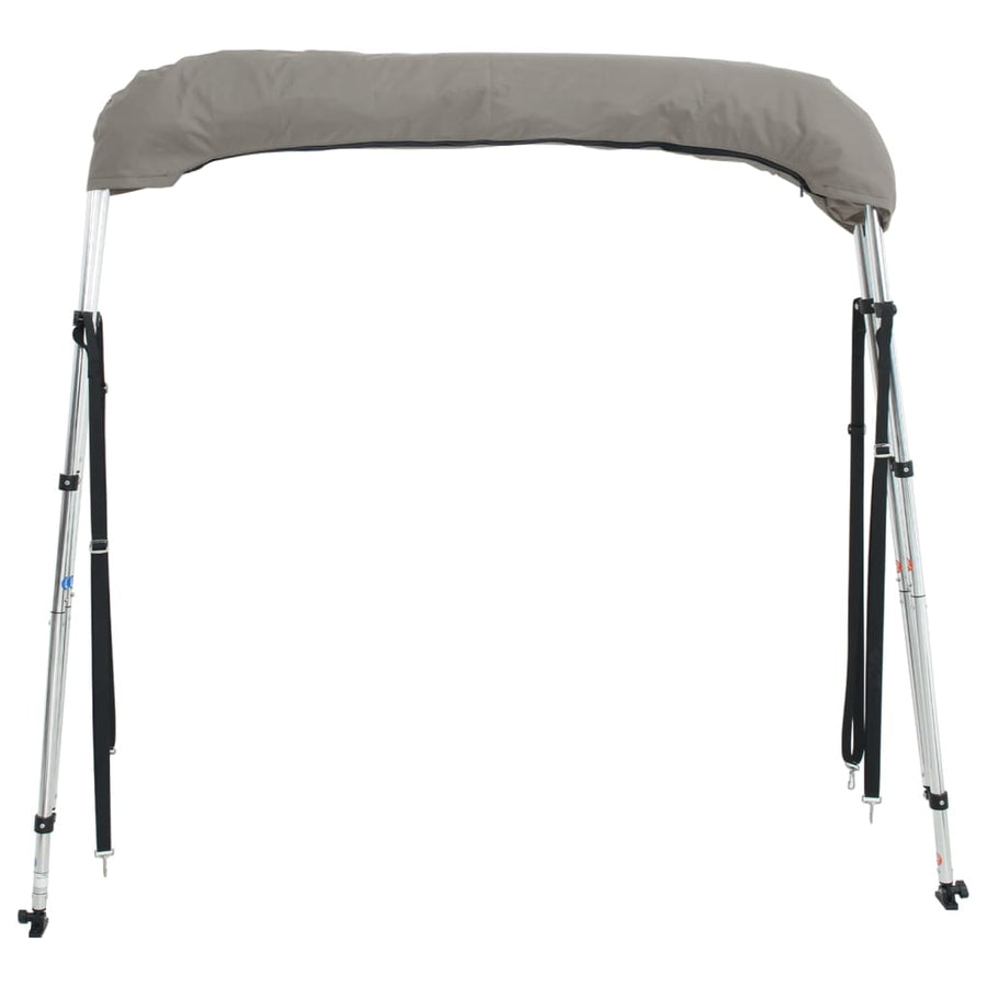 Biminitop 3 Bogen Zijwanden Antraciet En Zwart 183 x (154-167) x 137 cm
