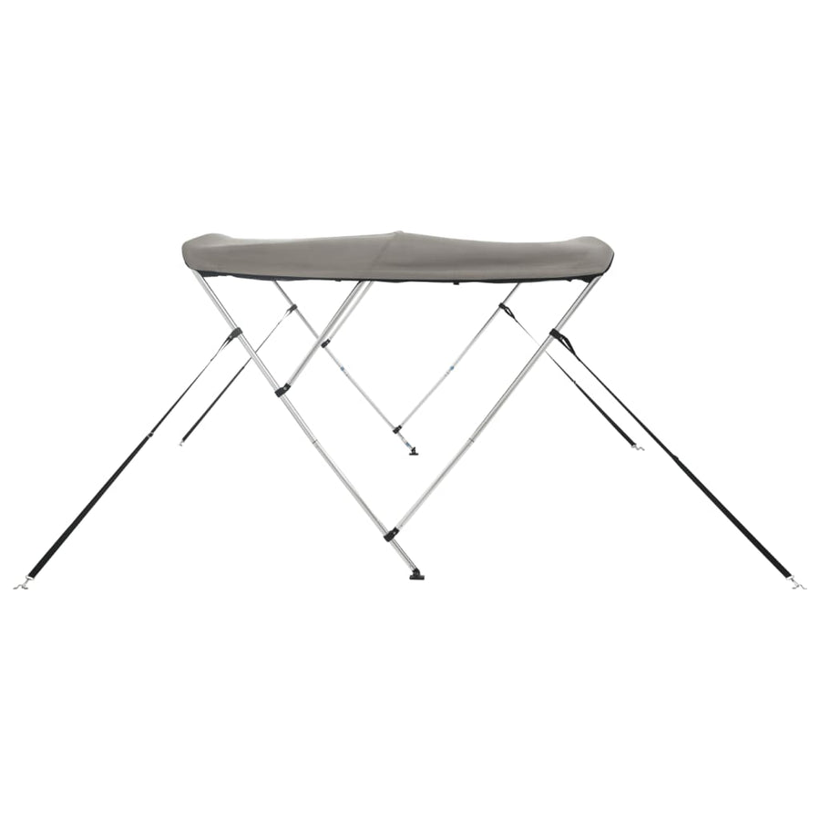 Biminitop 3 Bogen Zijwanden Antraciet En Zwart 183 x (154-167) x 137 cm