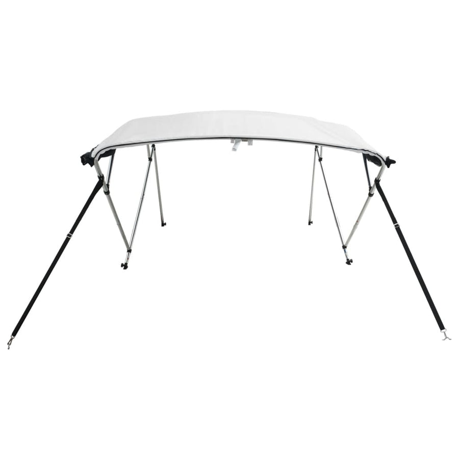 Biminitop 4 Bogen Zijwanden Wit 243 x (170-182) x 137 cm