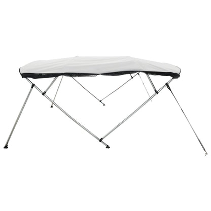 Biminitop 4 Bogen Zijwanden Wit 243 x (170-182) x 137 cm