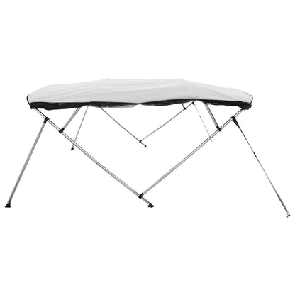 Biminitop 4 Bogen Zijwanden Wit 243 x (185-198) x 137 cm