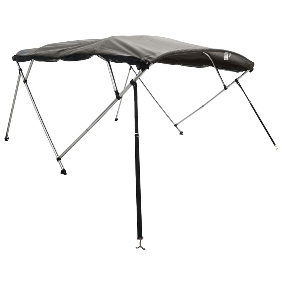 Biminitop 4 Bogen Zijwanden Antracietgrijs 243 x (170-182) x 137 cm