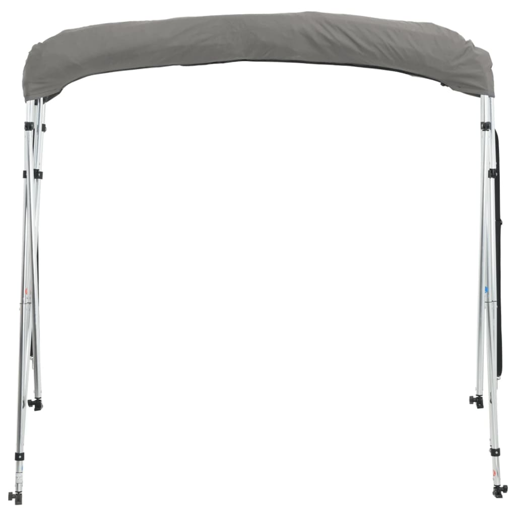 Biminitop 4 Bogen Zijwanden Antracietgrijs 243 x (170-182) x 137 cm