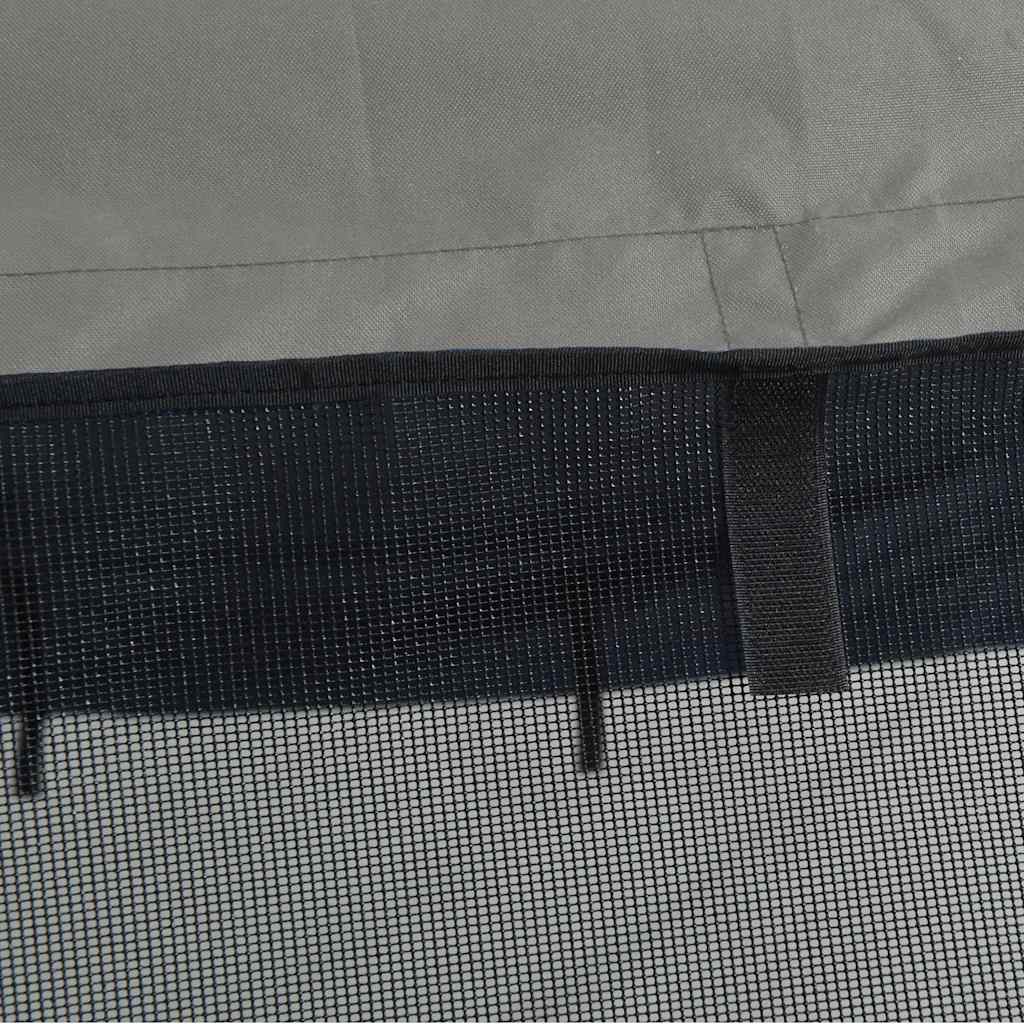 Biminitop 4 Bogen Zijwanden Antracietgrijs 243 x (170-182) x 137 cm