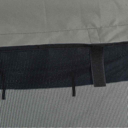 Biminitop 4 Bogen Zijwanden Antracietgrijs 243 x (170-182) x 137 cm