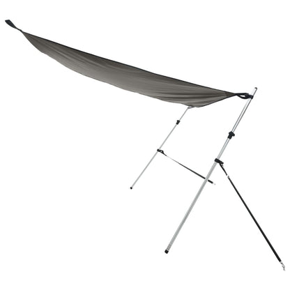 Schaduwdoek T-top 170x170x(113-182,5) cm antracietgrijs