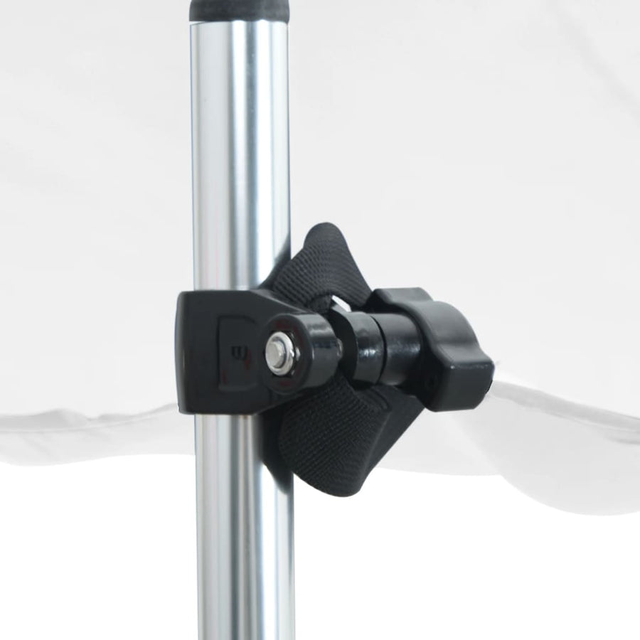 Schaduwdoek T-top 174x205x(115-194) cm wit