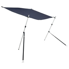 Schaduwdoek T-top 174x205x(115-194) cm marineblauw