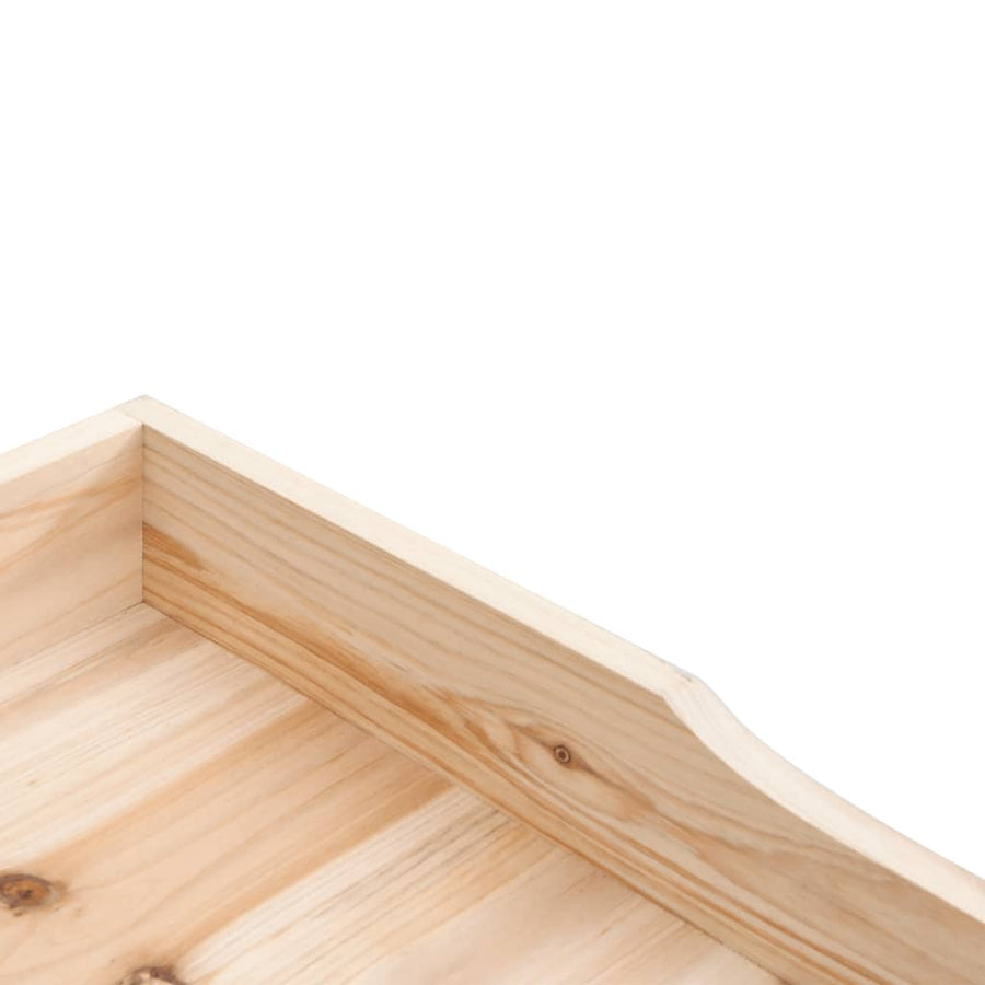 Plantentafel Met Schap 78X38X82,5 Cm Massief Vurenhout Naturel