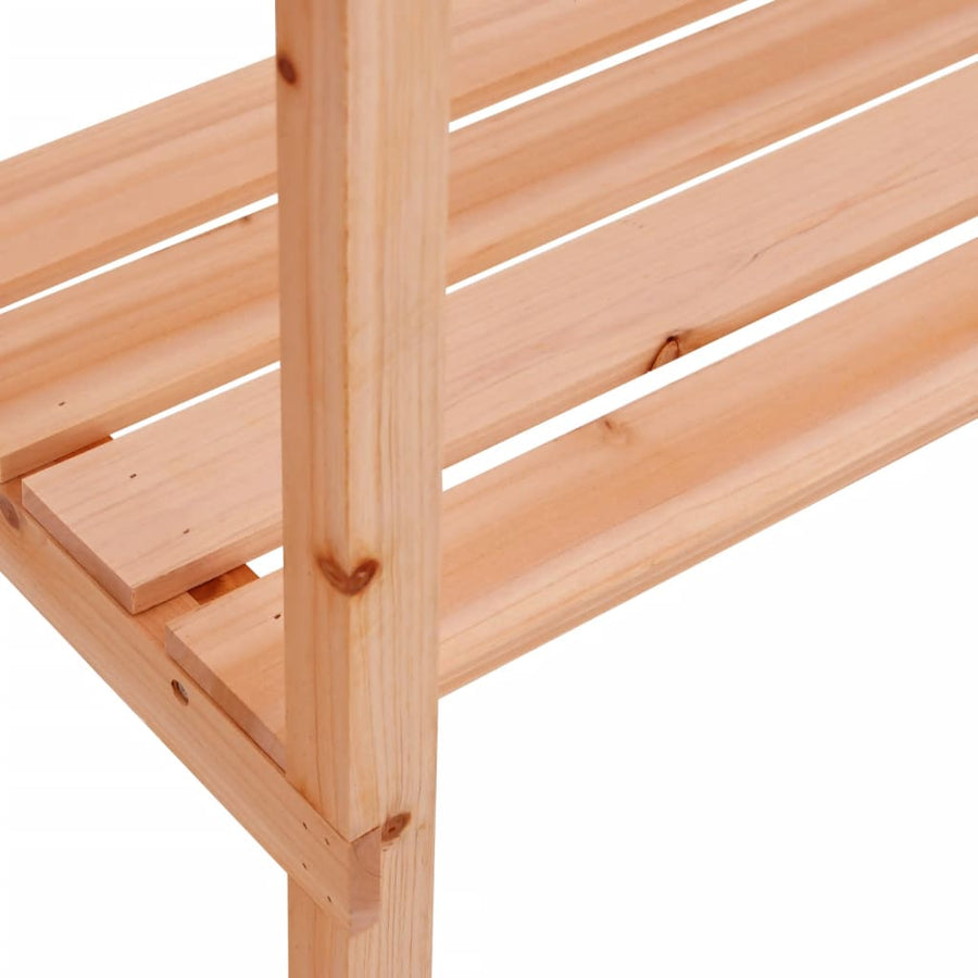 Plantentafel Met Schap 78X38X82,5 Cm Vurenhout Bruin
