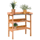 Plantentafel 78x38x82,5 cm vurenhout bruin