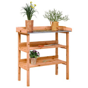 Plantentafel 78x38x82,5 cm vurenhout bruin