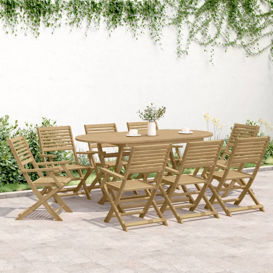 Tuinstoelen 6 st inklapbaar 54,5x61,5x86,5 cm acaciahout