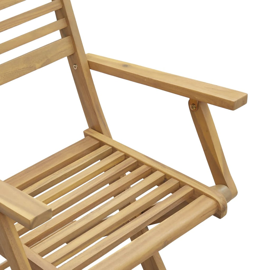 Tuinstoelen 6 st inklapbaar 54,5x61,5x86,5 cm acaciahout