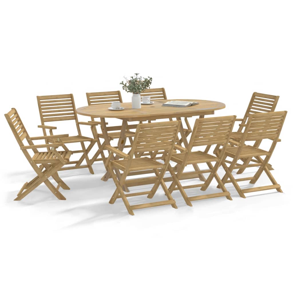 Tuinstoelen 6 st inklapbaar 54,5x61,5x86,5 cm acaciahout