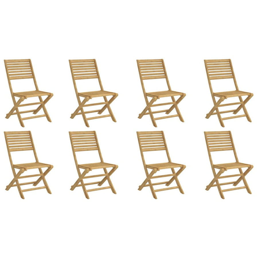 Tuinstoelen 8 st inklapbaar 48,5x61,5x87 cm massief acaciahout