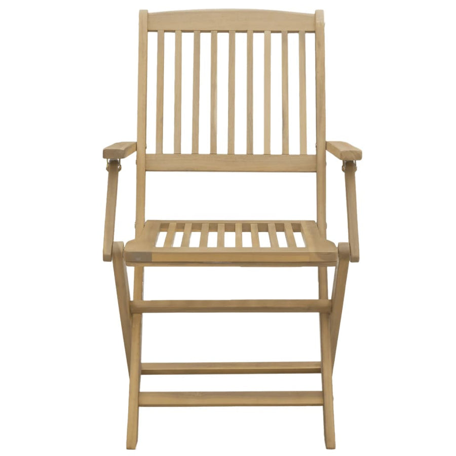 Tuinstoelen 6 st inklapbaar 54,5x58x90 cm massief acaciahout
