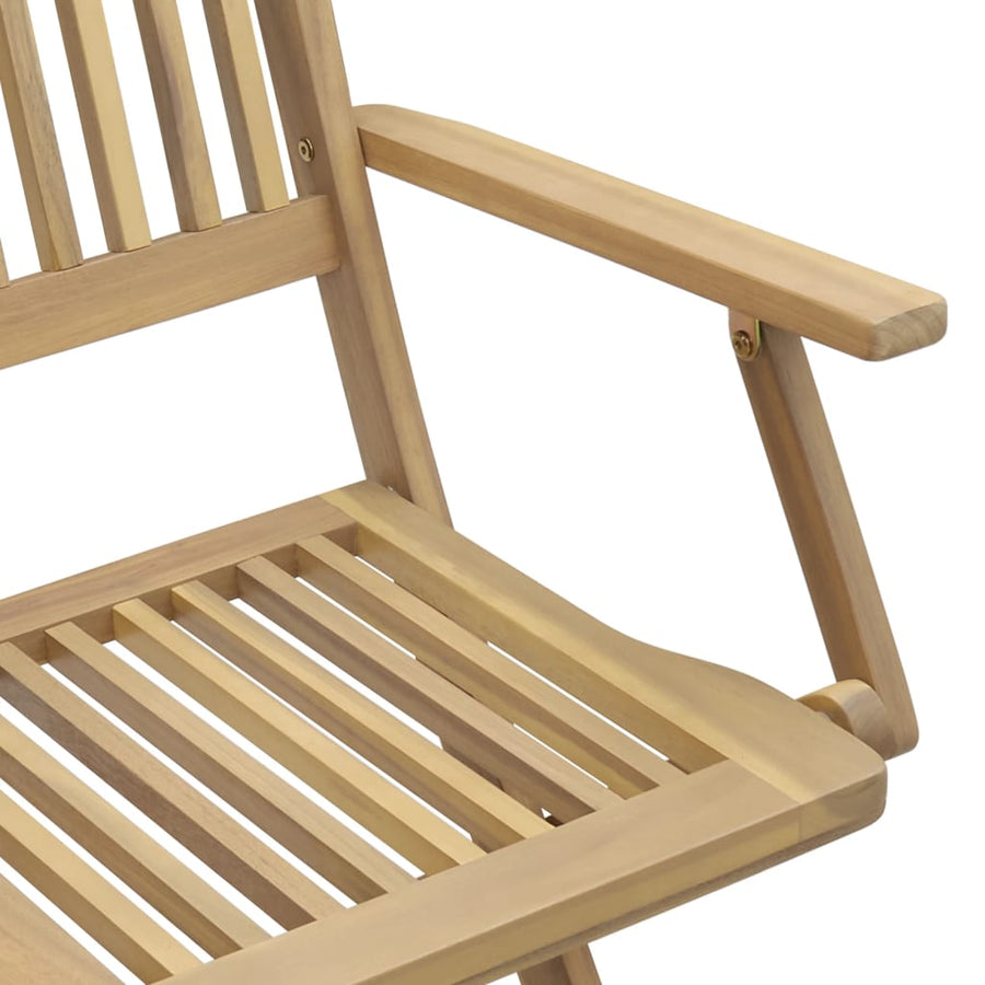 Tuinstoelen 6 st inklapbaar 54,5x58x90 cm massief acaciahout