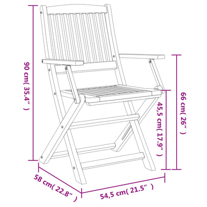 7-Delige Tuinset Massief Acaciahout 6