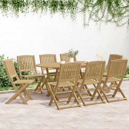 9-delige Tuinset massief acaciahout