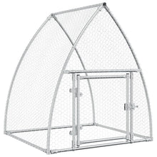 Kippenhok 100X105X120 Cm Gegalvaniseerd Staal Zilverkleurig