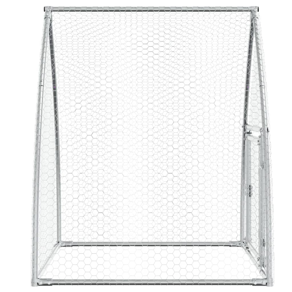 Kippenhok 100X105X120 Cm Gegalvaniseerd Staal Zilverkleurig