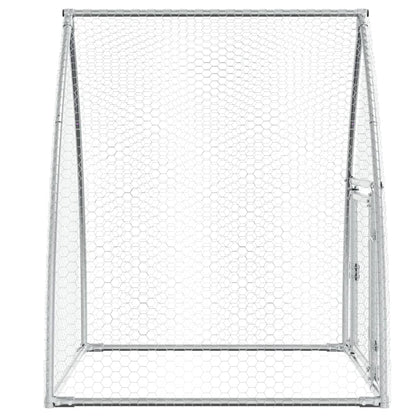 Kippenhok 100X105X120 Cm Gegalvaniseerd Staal Zilverkleurig