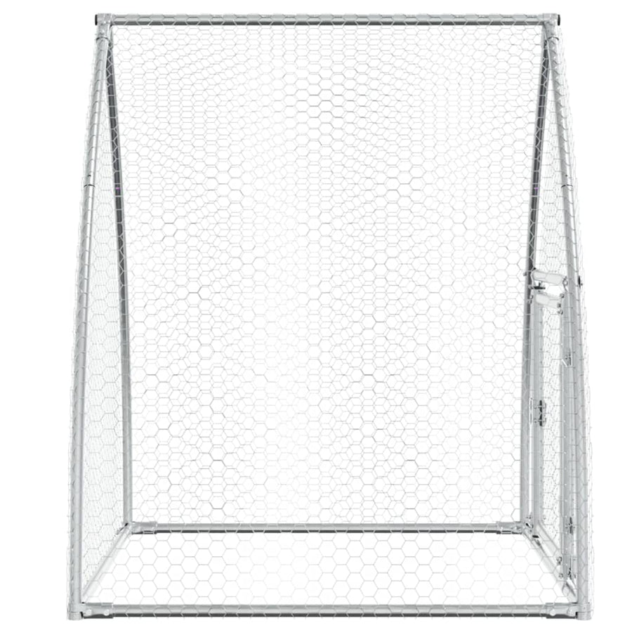 Kippenhok 100X105X120 Cm Gegalvaniseerd Staal Zilverkleurig