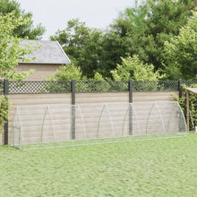 Kippenhok 600X105X120 Cm Gegalvaniseerd Staal Zilverkleurig