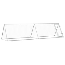 Kippenhok 400X105X91 Cm Gegalvaniseerd Staal Zilverkleurig