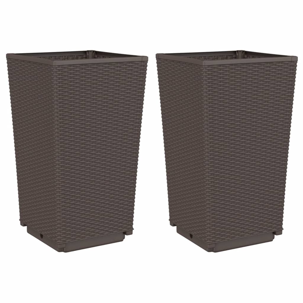 Plantenbakken 32,5X32,5X57 Cm Polypropeen 2