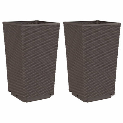 Plantenbakken 32,5X32,5X57 Cm Polypropeen 2
