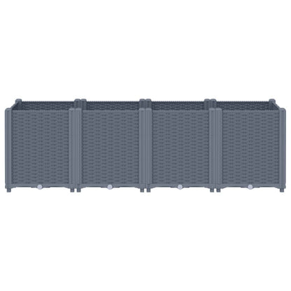 Plantenbak 160X40X53 Cm Polypropeen Grijs