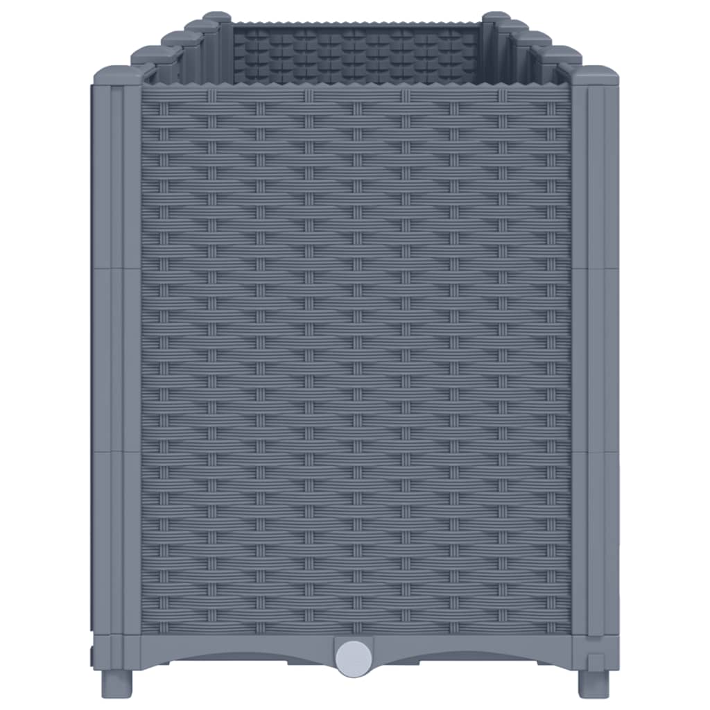 Plantenbak 160X40X53 Cm Polypropeen Grijs