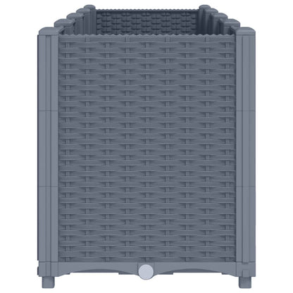 Plantenbak 160X40X53 Cm Polypropeen Grijs