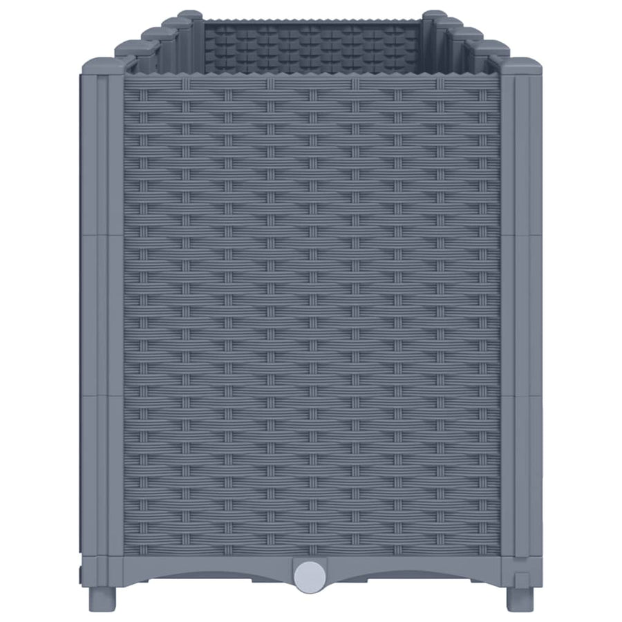 Plantenbak 160X40X53 Cm Polypropeen Grijs