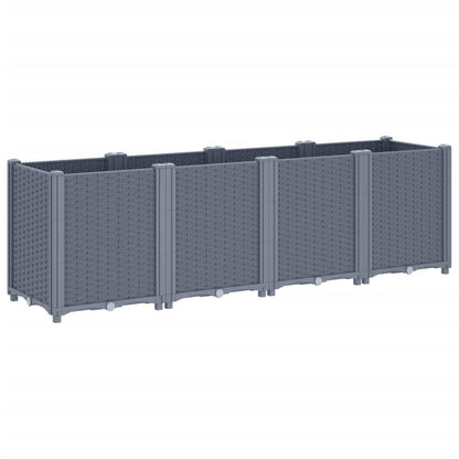Plantenbak 160X40X53 Cm Polypropeen Grijs