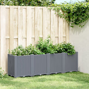 Planter 160x40x53 cm polypropylene blue-grey