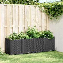 Plantenbak 160X40X53 Cm Polypropeen Zwart Blauw