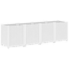 Plantenbak 160X40X53 Cm Polypropeen Wit Groen